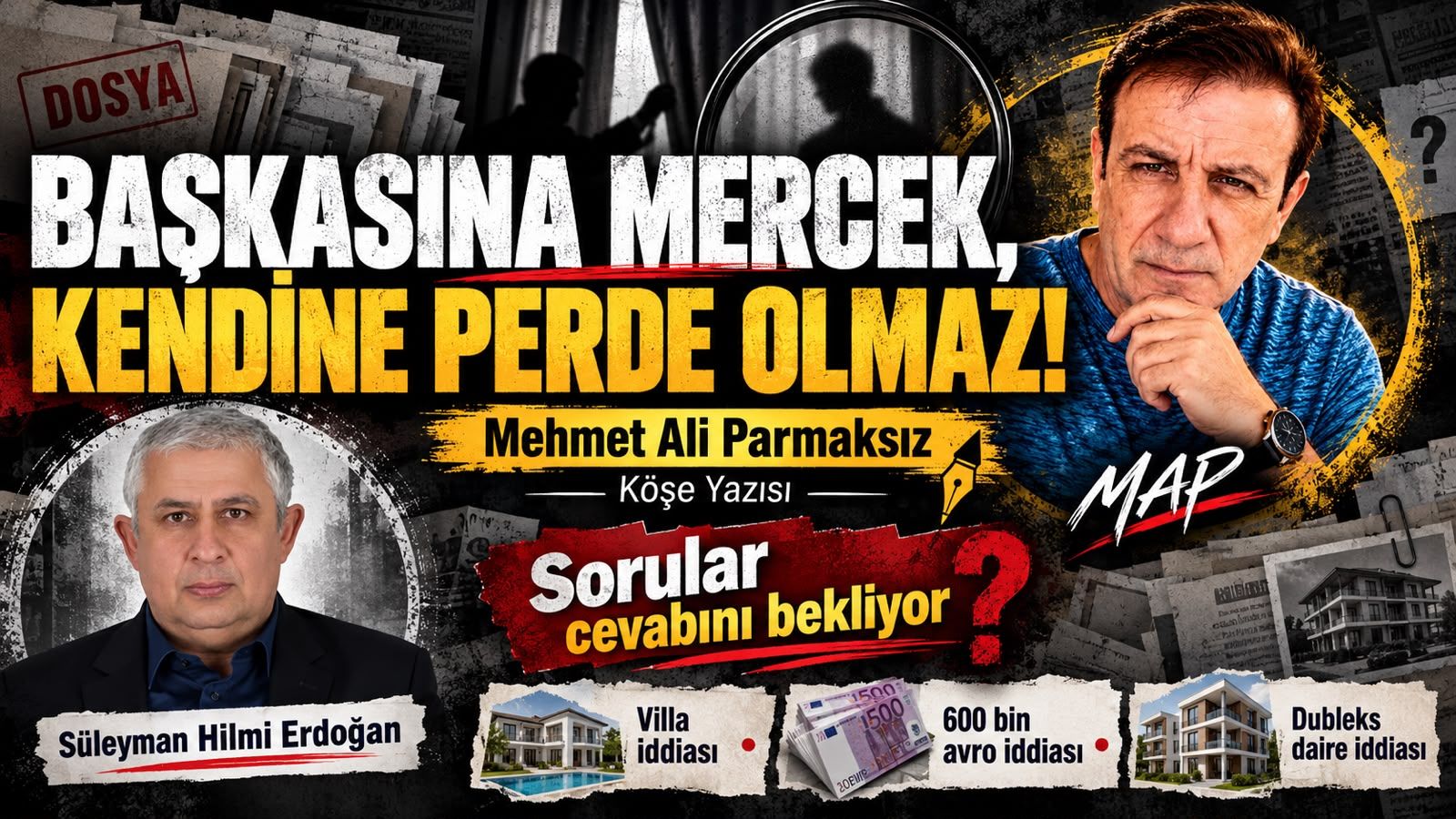 BAŞKASINA MERCEK, KENDİNE PERDE OLMAZ!